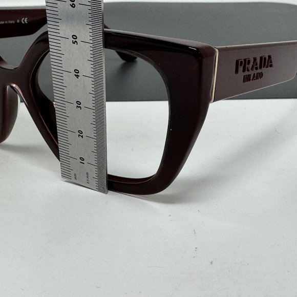 Prada Burgundy Sunglasses Frame Only SPR24X UAN-0A7 52 [] 18-140 main image 9